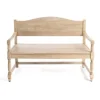 Kirkland's Home Benches & Ottomans-Abby Whitewashed Wood Bench