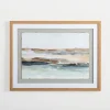Kirkland's Home Framed Art-Abstract Desert Blues Framed Art Print