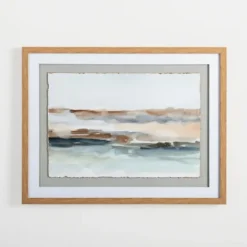 Kirkland's Home Framed Art-Abstract Desert Blues Framed Art Print