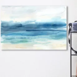 Kirkland's Home Canvas Art-Abstract Indigo Seascape Giclee Canvas Art Print