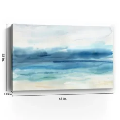 Kirkland's Home Canvas Art-Abstract Indigo Seascape Giclee Canvas Art Print