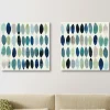 Kirkland's Home Canvas Art-Abstract Leaf Giclee Canvas Art Prints, Set Of 2