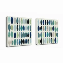 Kirkland's Home Canvas Art-Abstract Leaf Giclee Canvas Art Prints, Set Of 2