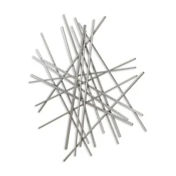 Kirkland's Home Wall Plaques-Abstract Metal Bar Wall Plaque