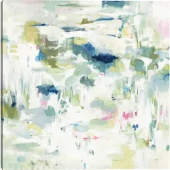 Kirkland's Home Canvas Art-Abstract Reflections Canvas Art Print, 35X35 In.