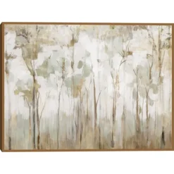 Kirkland's Home Canvas Art-Abstract Woodland Forest Framed Canvas Art Print