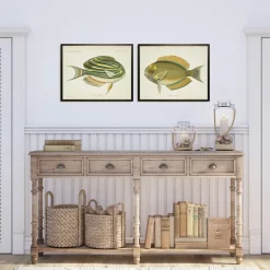 Kirkland's Home Framed Art-Acanthurus Fish Framed Art Prints, Set Of 2
