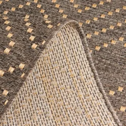 Kirkland's Home Outdoor Rugs-Adelaide Diamond Outdoor Area Rug, 5X7