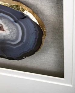 Kirkland's Home Wall Plaques-Agate Shadowbox Framed Wall Plaques, Set Of 2