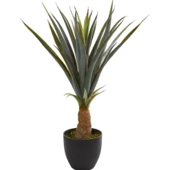 Kirkland's Home Trees & Topiaries-Agave In Planter, 30 In.