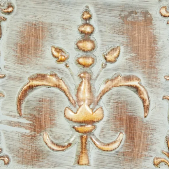 Kirkland's Home Wall Plaques-Aged Brass Fleur-De-Lis 4-Pc. Panel Wall Art