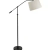 Kirkland's Home Floor Lamps-Aged Bronze Iron Adjustable Arm Floor Lamp