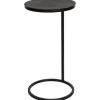Kirkland's Home Accent & End Tables-Aged Metal Frame Slab Top Accent Table