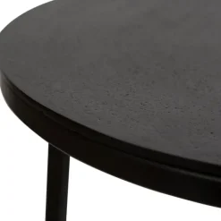 Kirkland's Home Accent & End Tables-Aged Metal Frame Slab Top Accent Table