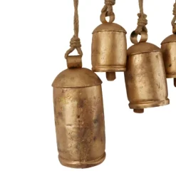 Kirkland's Home Decorative Accents-Aged Round Bells Wall Plaque