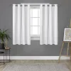 Kirkland's Home Curtains & Drapes-Alabaster Blackout 2-Pc. Curtain Panel Set, 63 In.