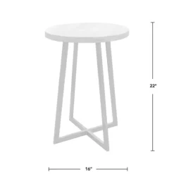 Kirkland's Home Accent & End Tables-Allie Natural Wood And Metal Accent Table
