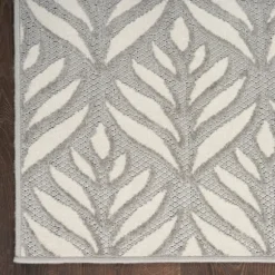 Kirkland's Home Outdoor Rugs-Aloha Ash Botanical Indoor/Outdoor Area Rug, 7X10