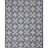 Kirkland's Home Outdoor Rugs-Aloha Blue Geometric Indoor/Outdoor Area Rug, 6X9