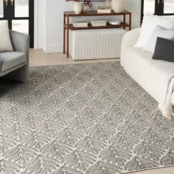 Kirkland's Home Outdoor Rugs-Aloha Botanical Indoor/Outdoor Rug, 3X5