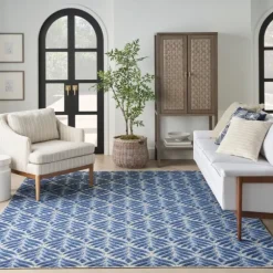 Kirkland's Home Outdoor Rugs-Aloha Botanical Indoor/Outdoor Rug, 3X5