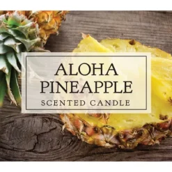Kirkland's Home Candles-Aloha Pineapple Votive Candles, Set Of 8
