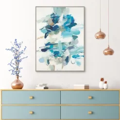 Kirkland's Home Canvas Art-Along The Path Framed Canvas Art Print