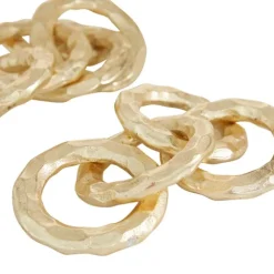 Kirkland's Home Statues & Figurines-Aluminum Chain Link Sculptures, Set Of 2