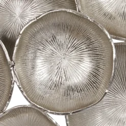 Kirkland's Home Wall Plaques-Aluminum Clustered Bowls Wall Plaque