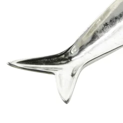 Kirkland's Home Decorative Trays-Aluminum Metallic Fish Trays, Set Of 2