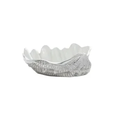 Kirkland's Home Decorative Bowls & Jars-Aluminum Seashell Bowl