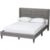 Kirkland's Home Beds & Headboards-Amala Button Tufted Queen Bed Frame