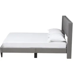 Kirkland's Home Beds & Headboards-Amala Button Tufted Queen Bed Frame