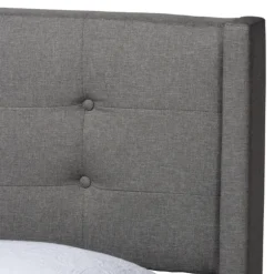 Kirkland's Home Beds & Headboards-Amala Button Tufted Queen Bed Frame