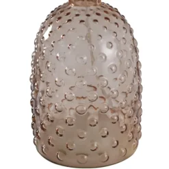 Kirkland's Home Table Lamps-Amber Tinted Glass Jar Table Lamp