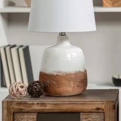 Kirkland's Home Table Lamps-And Bronze Ceramic Table Lamp