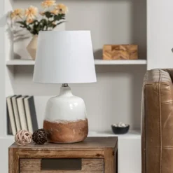 Kirkland's Home Table Lamps-And Bronze Ceramic Table Lamp