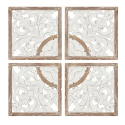 Kirkland's Home Wall Plaques-And Brown 4-Pc. Medallion Plaque