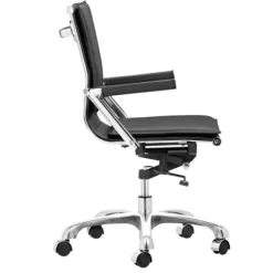 Kirkland's Home Office Furniture-And Chrome Ergonomic Office Chair