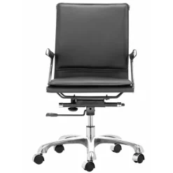 Kirkland's Home Office Furniture-And Chrome Ergonomic Office Chair