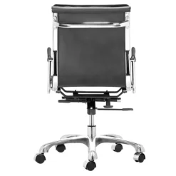 Kirkland's Home Office Furniture-And Chrome Ergonomic Office Chair