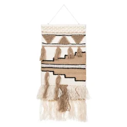 Kirkland's Home Wall Plaques-And Cream Macrame Wall Hanging