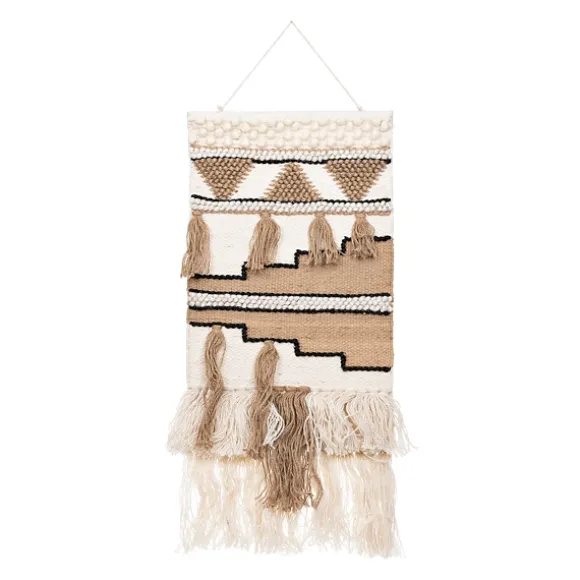 Kirkland's Home Wall Plaques-And Cream Macrame Wall Hanging