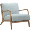 Kirkland's Home Accent Chairs-And Elm Wood Mid-Century Modern Armchair