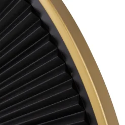 Kirkland's Home Decorative Mirrors-And Gold Double Ribbed Wall Mirror