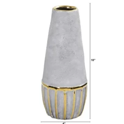 Kirkland's Home Vases-And Gold Rustic Decorative Vase, 10 In.