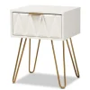 Kirkland's Home Accent & End Tables-And Gold Single Drawer Accent Table