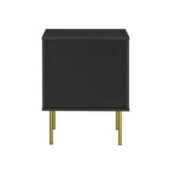 Kirkland's Home Nightstands-And Gold Wave Nightstand