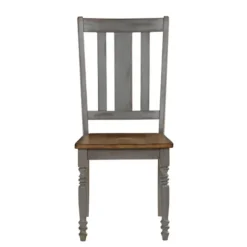 Kirkland's Home Dining Chairs-And Gray Wooden Dining Chairs, Set Of 2