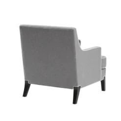 Kirkland's Home Accent Chairs-And Ivory Trim Upholstered Armchair